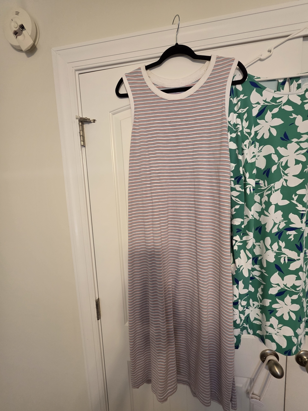 Southern Tide Pink and White Striped Maxi Dress